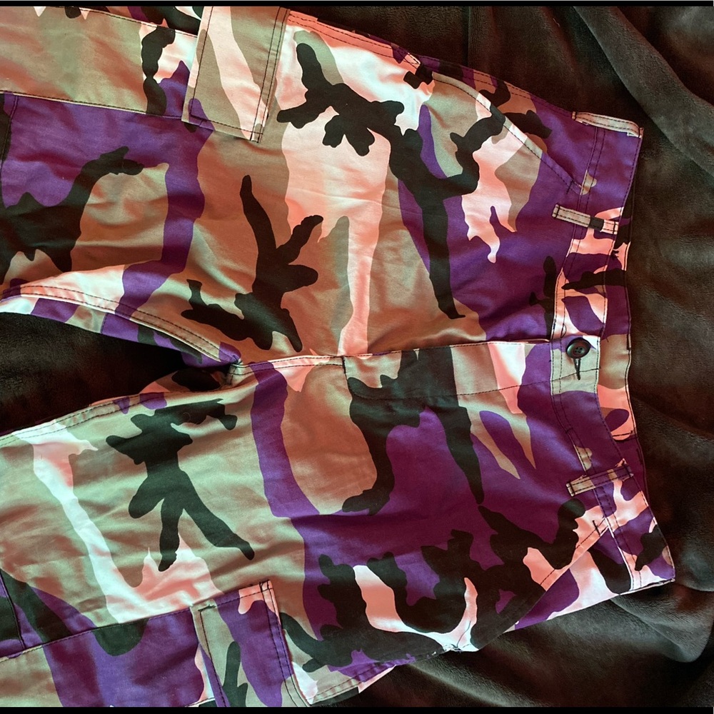 Purple Camo Pants